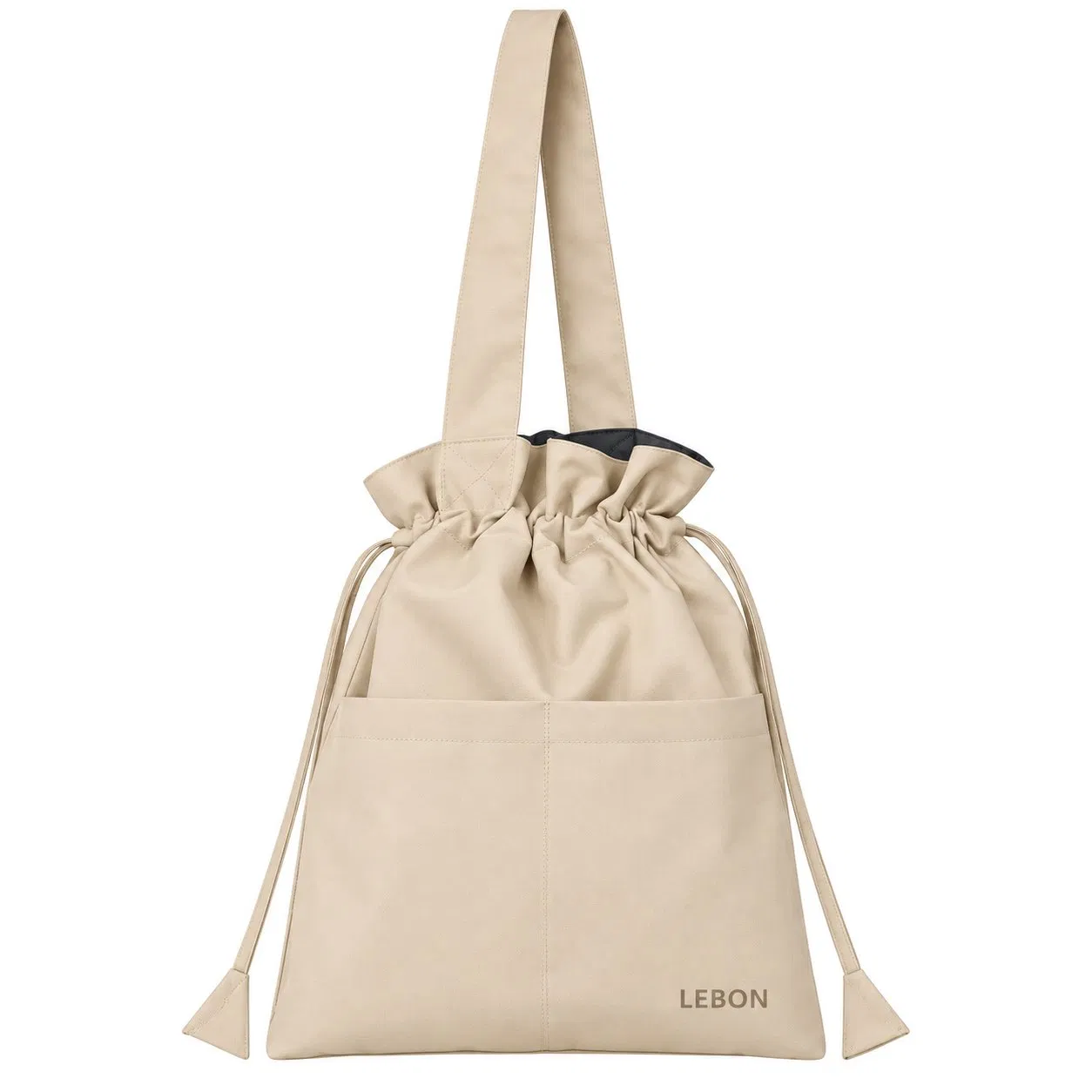 Women Drawstring Tote Bag with Adjustable Strap