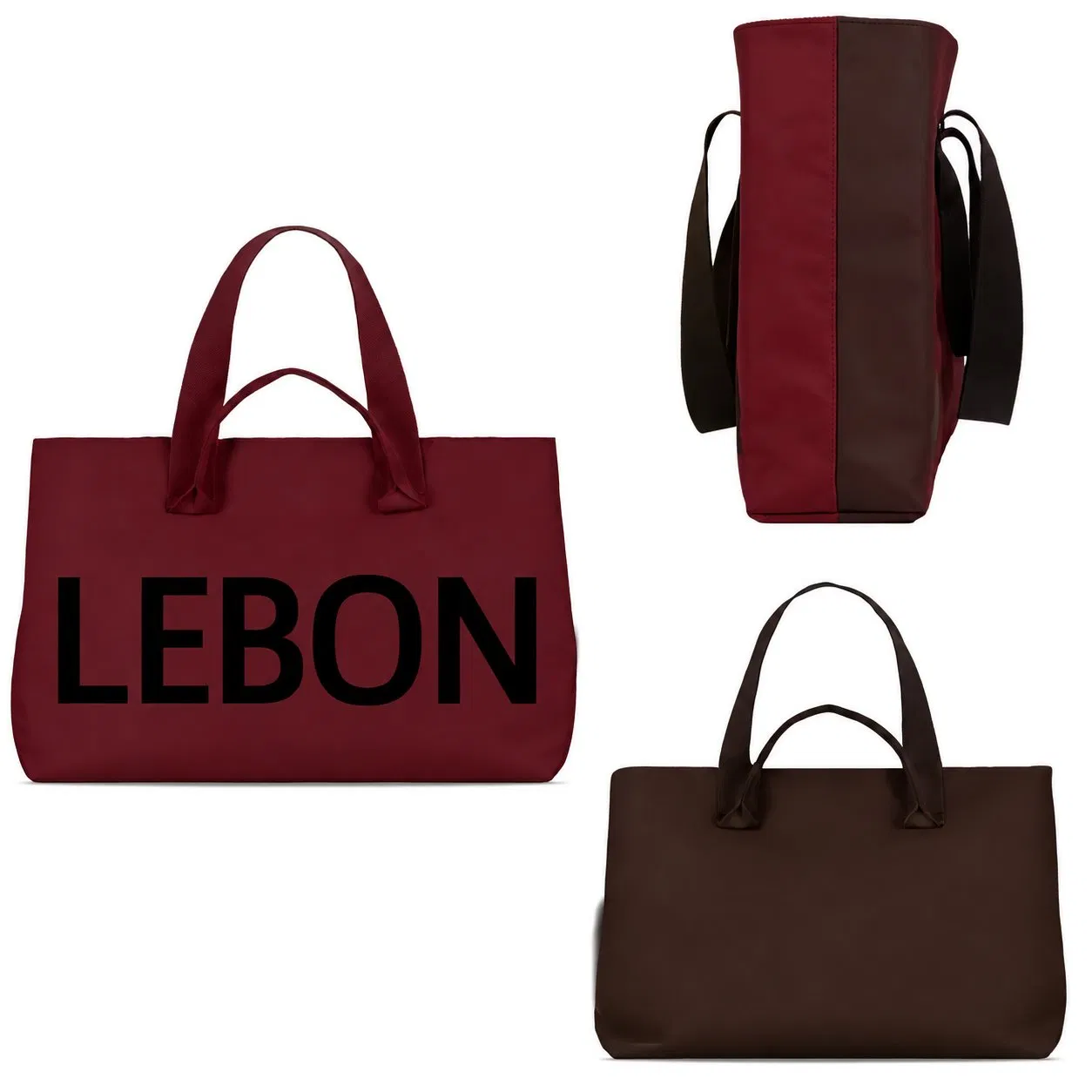 Women Custom Color Block Knitted Shoulder Tote Bag