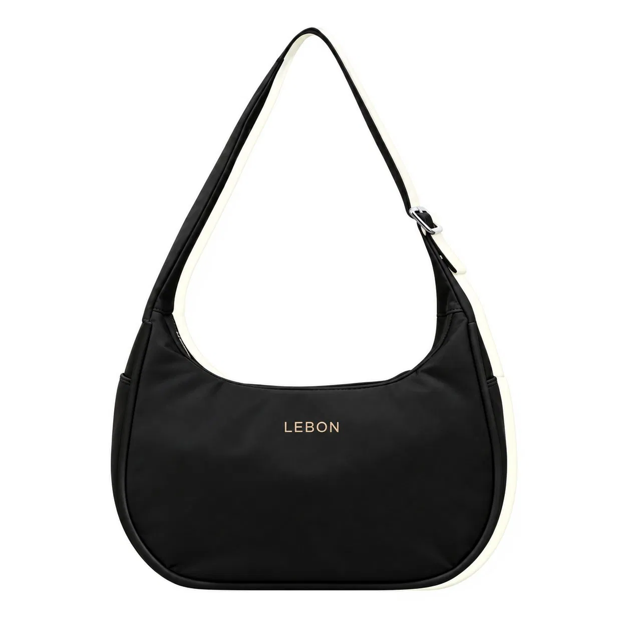 Custom Nylon Women Zipper Underarm Shoulder Bag