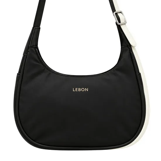 Custom Nylon Women Zipper Underarm Shoulder Bag