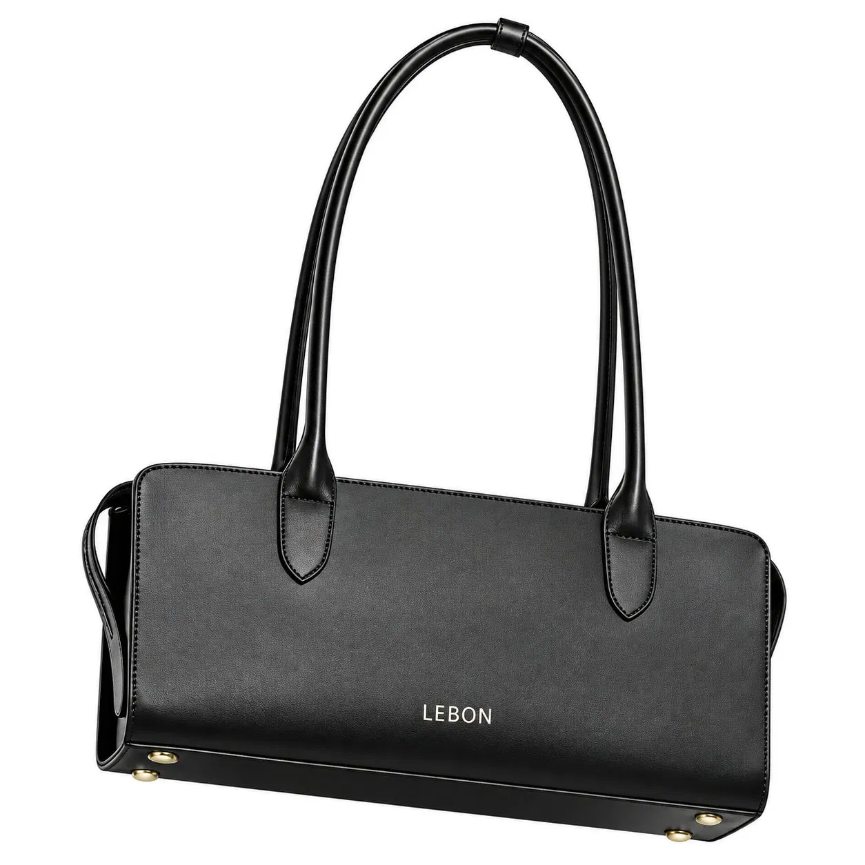 Custom PU Leather Women Zipper Shoulder Handbag