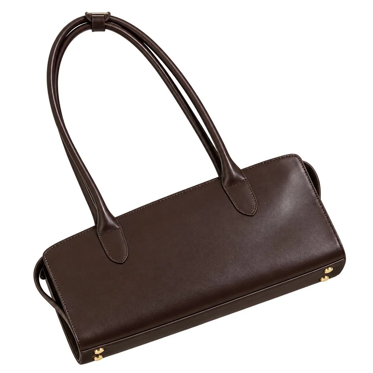 Custom PU Leather Women Zipper Shoulder Handbag