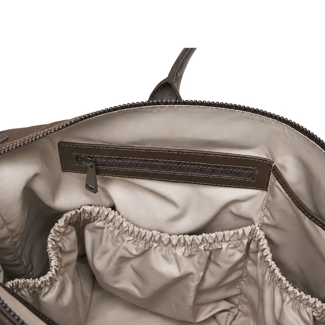 Custom PU Leather Baby Diaper Changing Bag