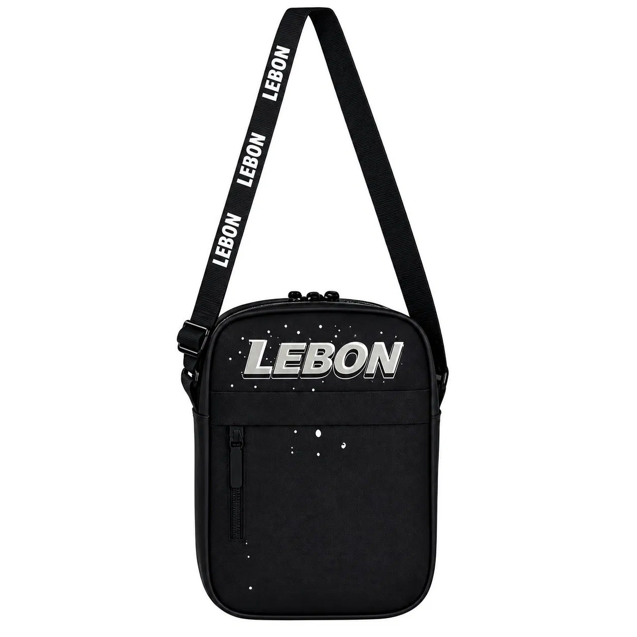 Custom Polyester Men Zipper Crossbody Sling Bag