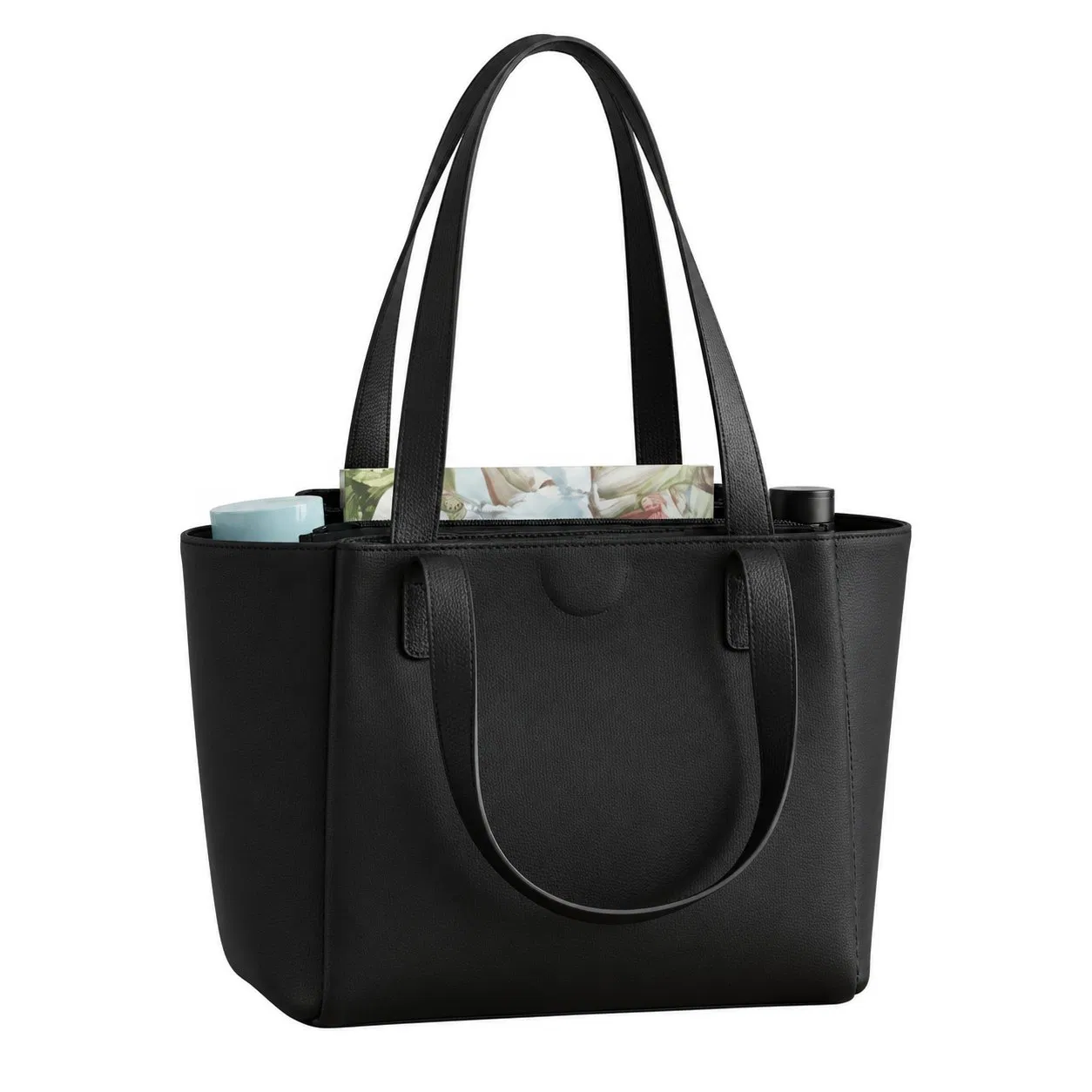 Custom Polyester Foldable Zipper Shopping Tote Bag