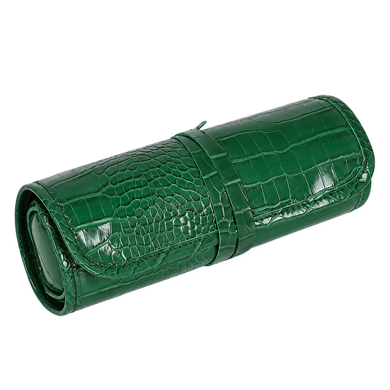 Custom PU Travel Jewelry Organizer Roll Pouch Bag