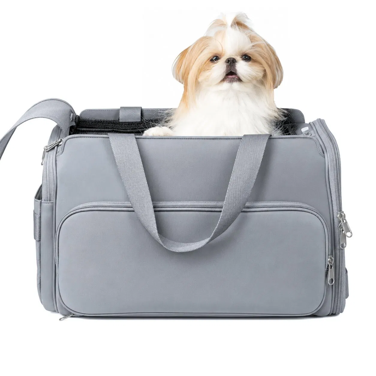 Custom Polyester Small Dog Travel Carrier Tote Bag