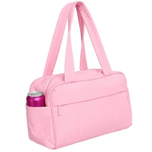Custom Quilted Nylon Travel Weekender Duffel Tote Bag