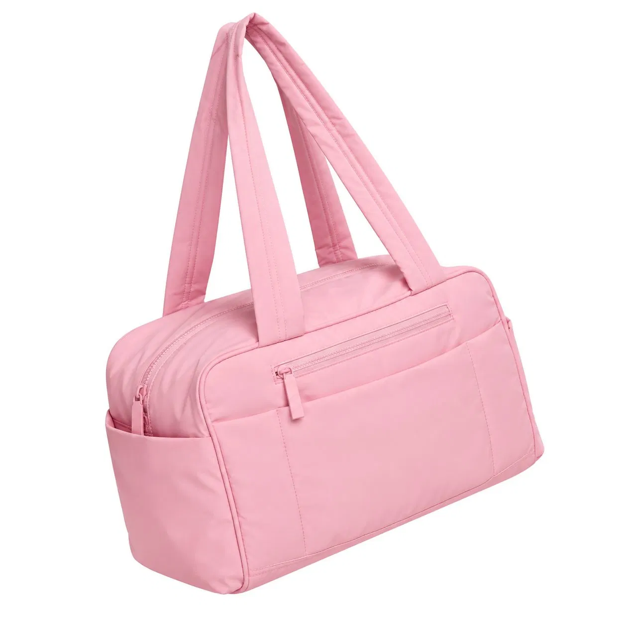 Custom Quilted Nylon Travel Weekender Duffel Tote Bag