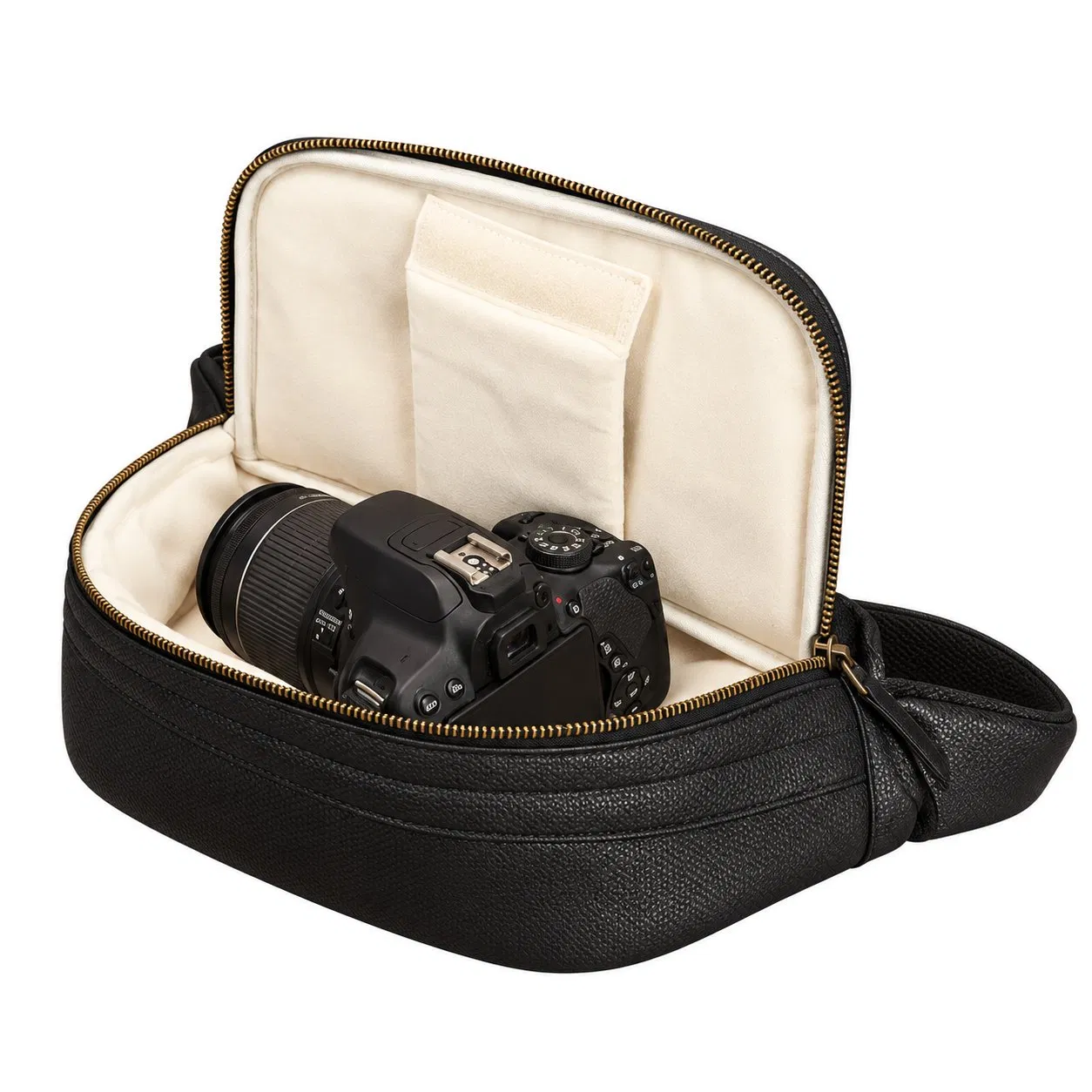 Custom PU Crossbody Camera Sling Storage Bag