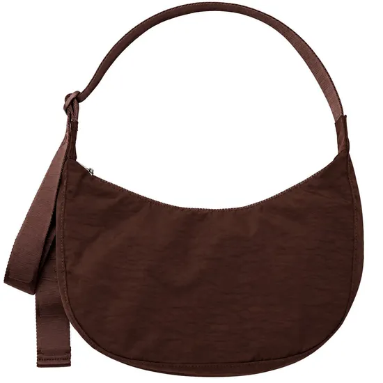 Custom Nylon Women Crescent Crossbody Shoulder Bag