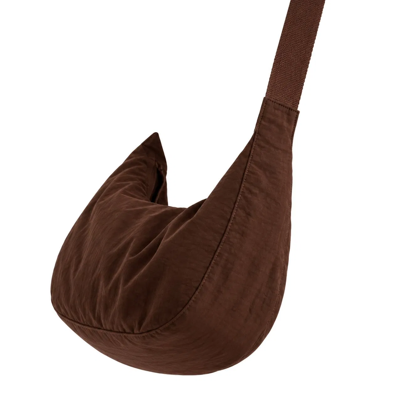 Custom Nylon Women Crescent Crossbody Shoulder Bag
