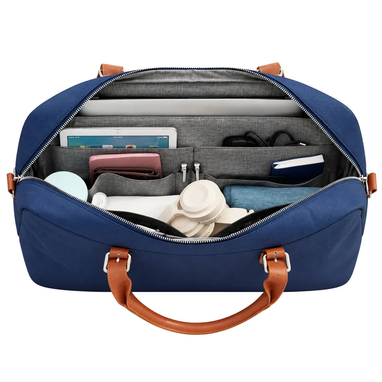 Custom Polyester Men Business Laptop Briefcase Carry Bag