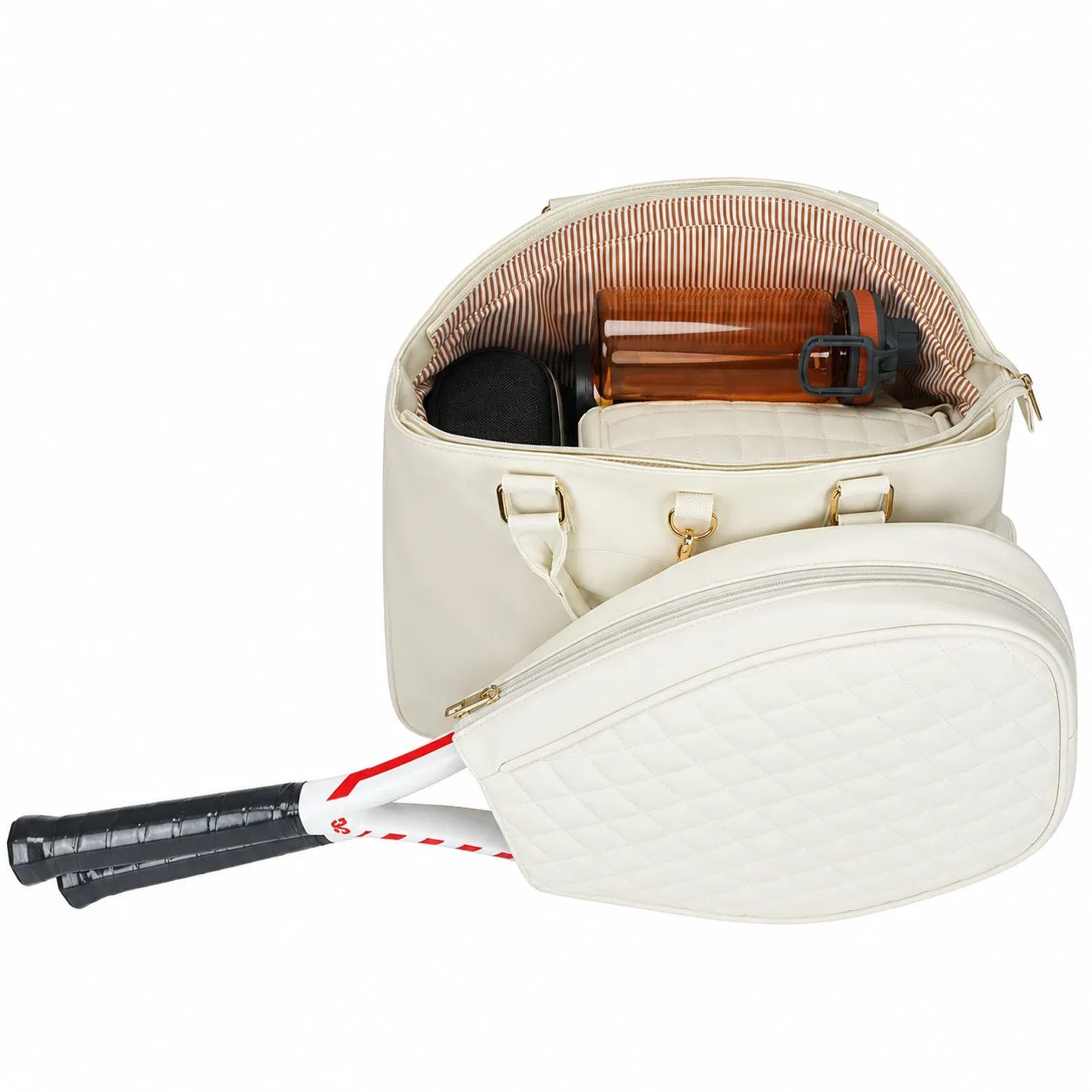Custom PU Pickleball Paddle Sports Tote Bag