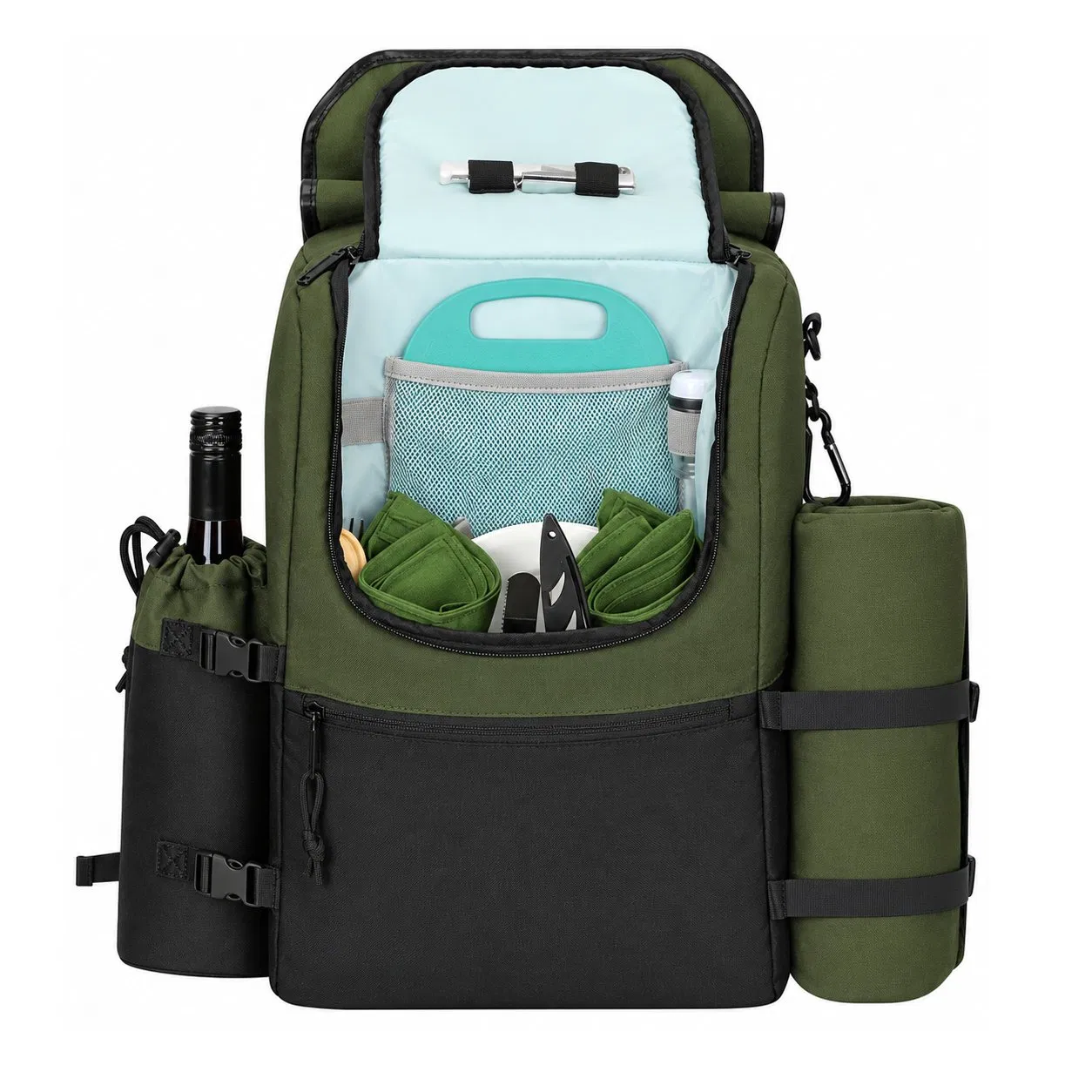 Custom Zipper Insulated Food Delivery Cooler Bag