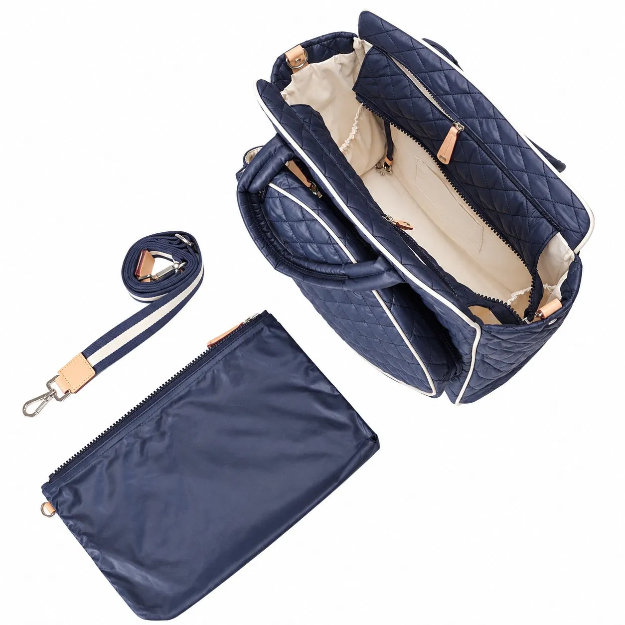 Custom Quilted Tennis Racket Bag
