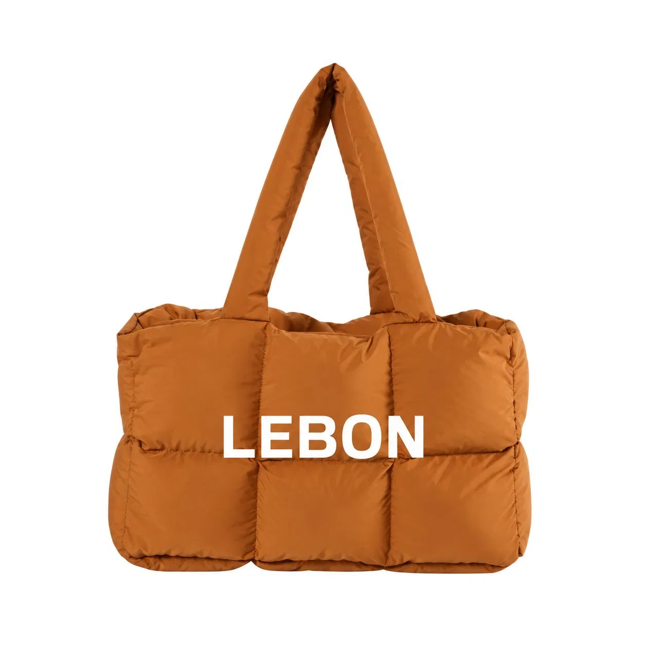 Custom Women Quilted Padded Puffer Shoulder Tote Bag