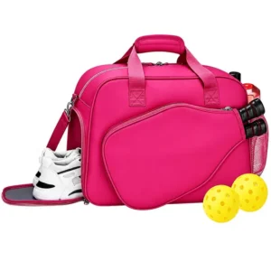 Custom Polyester Pickleball Tennis Racket Tote Bag