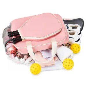 Custom Polyester Pickleball Tennis Racket Tote Bag