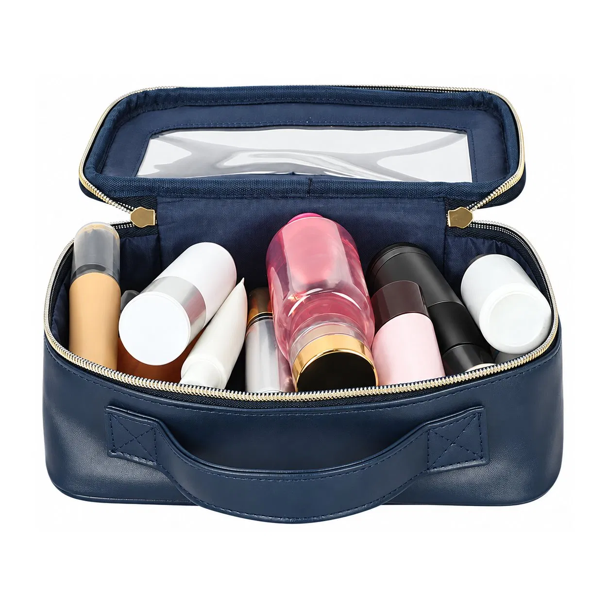 Custom PVC Clear Window Cosmetic Bag