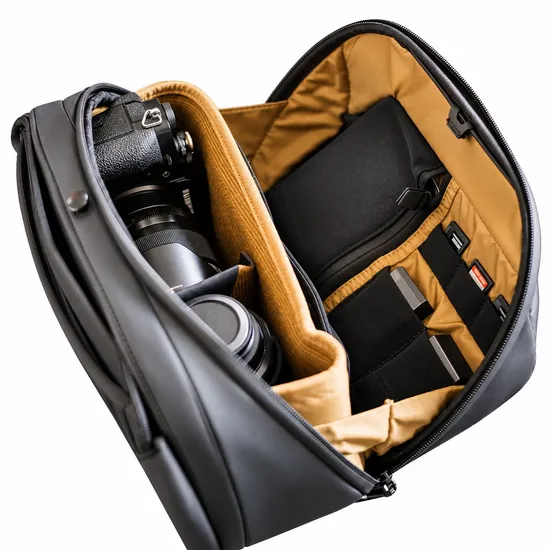 Custom Polyester Camera Sling Crossbody Shoulder Bag