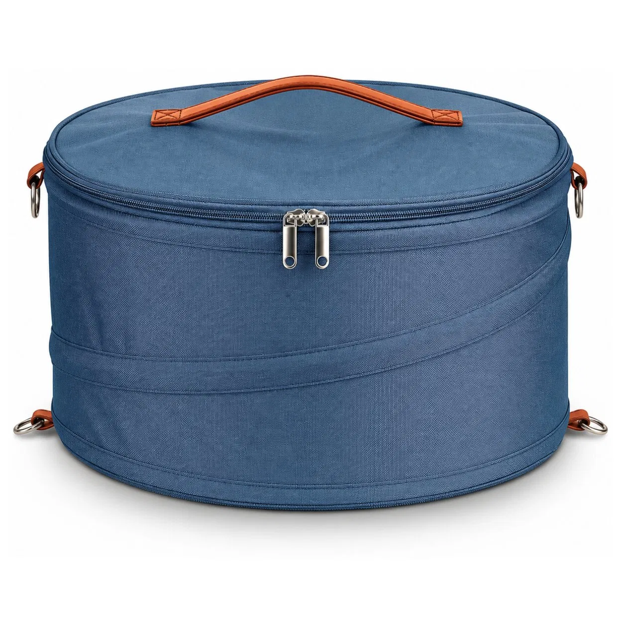 Custom Polyester Round Hat Travel Storage Organizer Bag