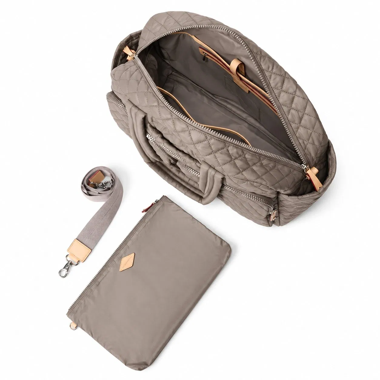 Custom Women Laptop Work Travel Tote Bag with Pouch