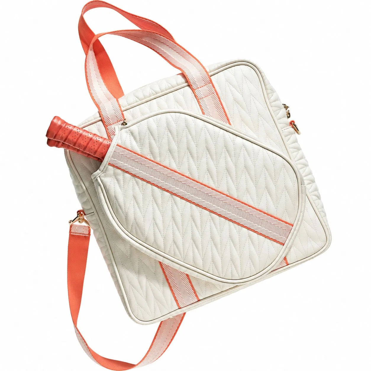 Custom Women Quilted Pickleball Tennis Racket Bag