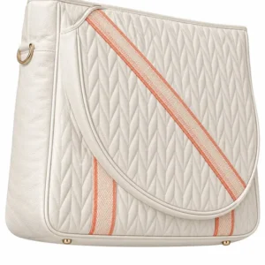 Custom Women Quilted Pickleball Tennis Racket Bag