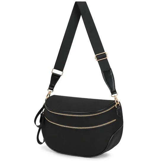 Custom Nylon Zipper Chest Waist Belt Bag