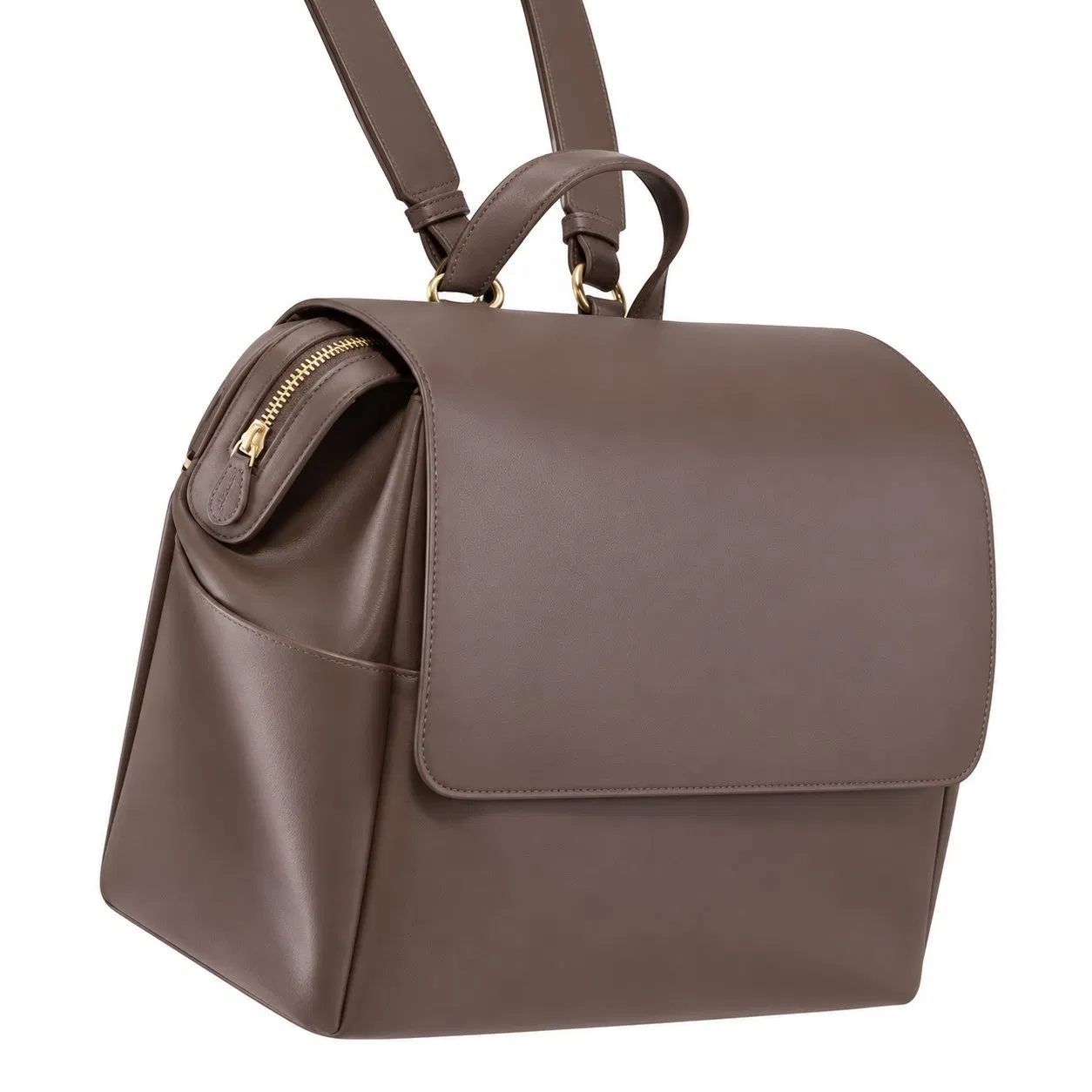 Custom PU Leather Style Diaper Mommy Backpack Bag