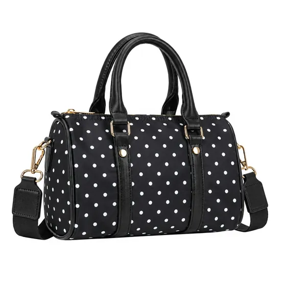 Custom Women Checkered Boston Crossbody Shoulder Handbag