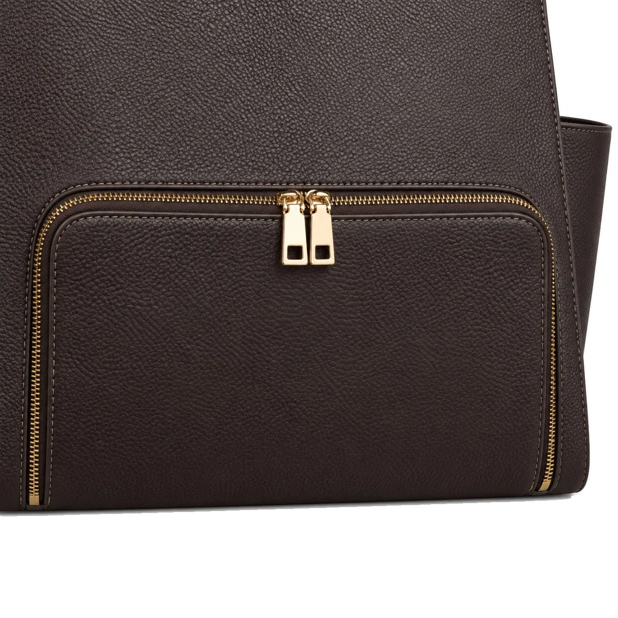 Custom PU Laptop Work Tote Bag with Insulated Lunch Compartment