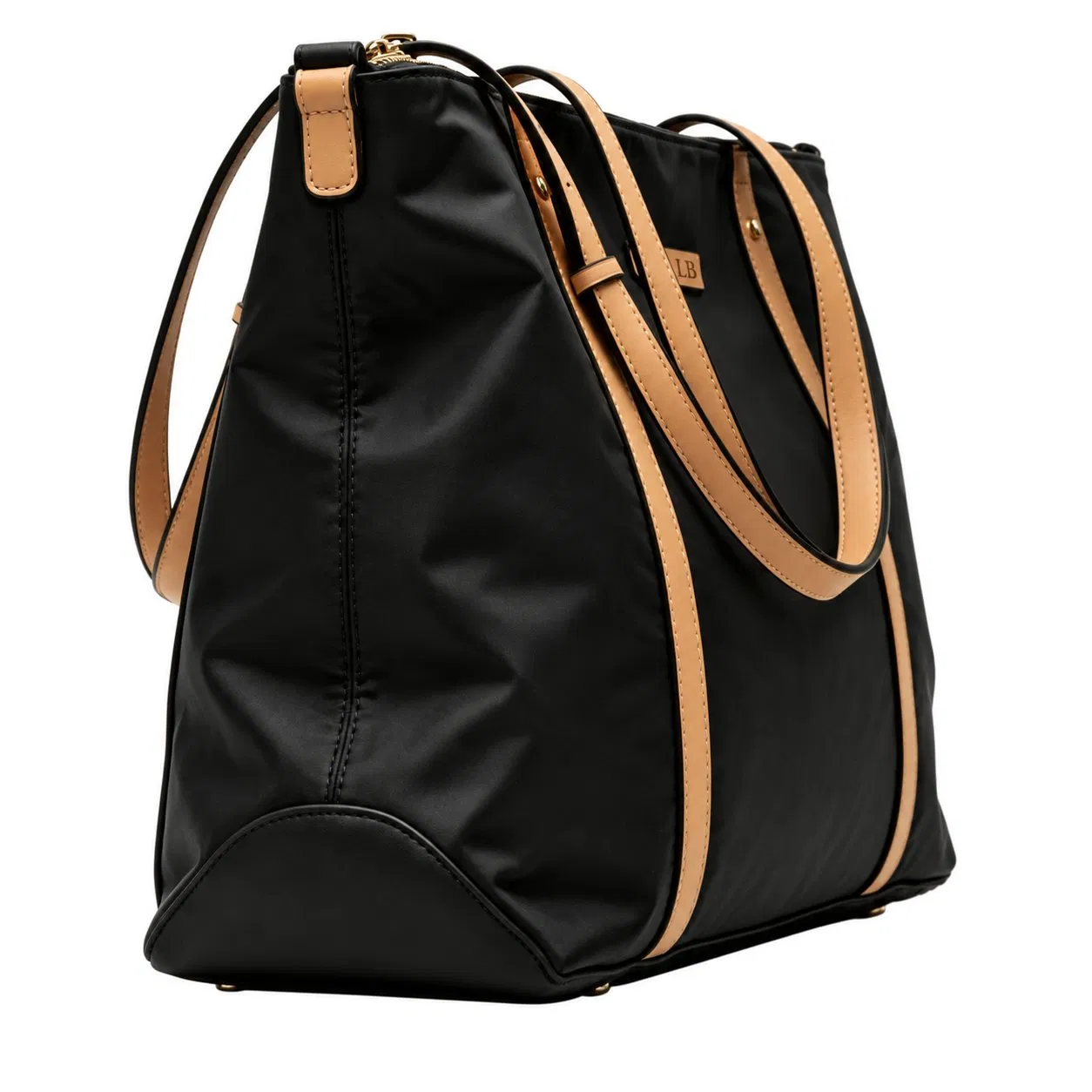 Custom Embroidery Nylon Zipper Work Travel Tote Bag