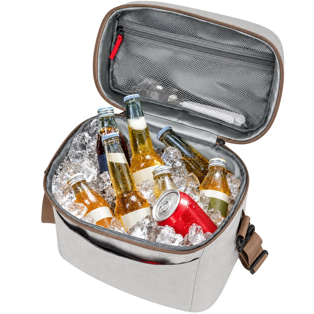 Custom Polyester Insulated Foldable Lunch Cooler Bag