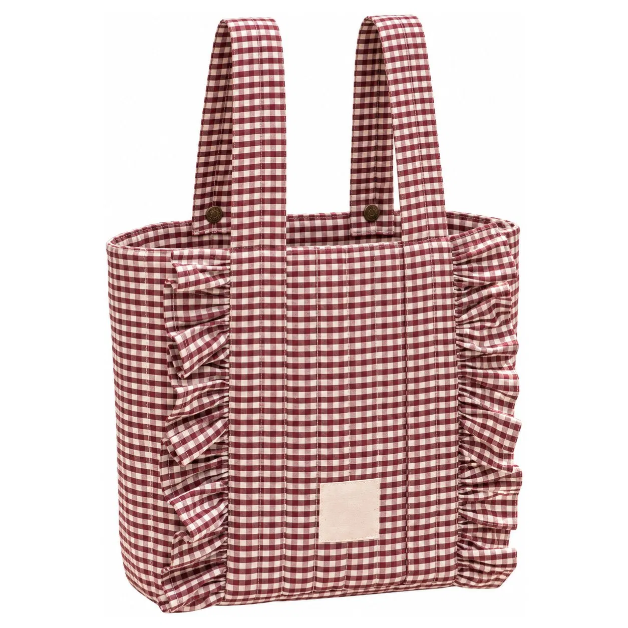 Custom Cotton Quilted Stroller Diaper Organizer Bag