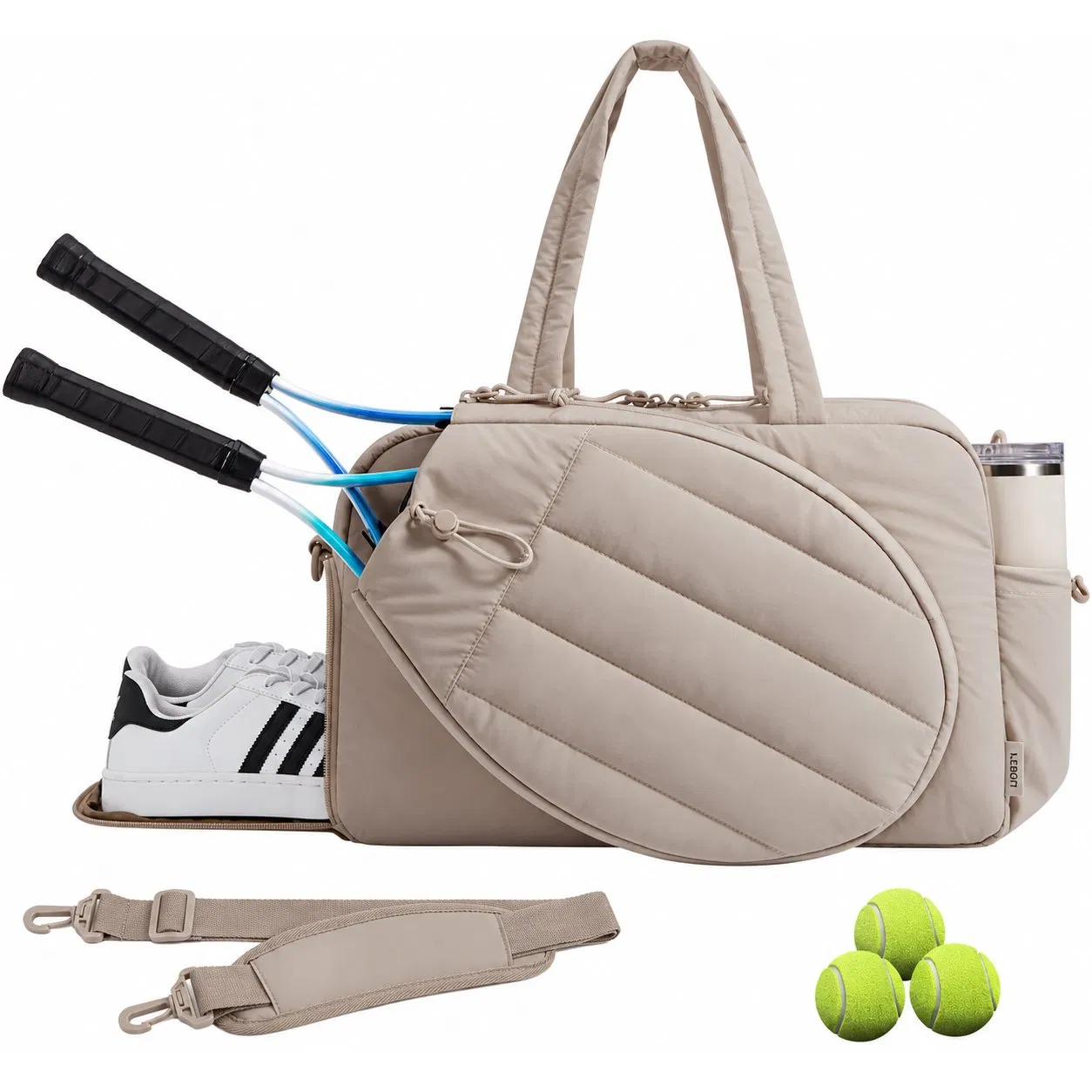 Custom Women Pickleball Paddle Sports Duffel Bag