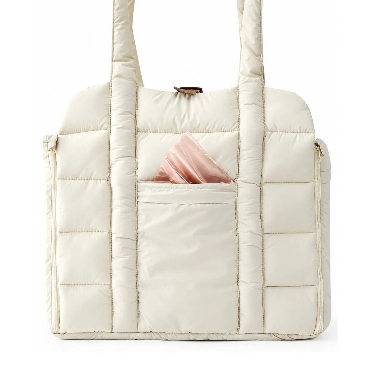Custom Quilted Nylon Soft Sided Small Dog Pet Carrier Bag