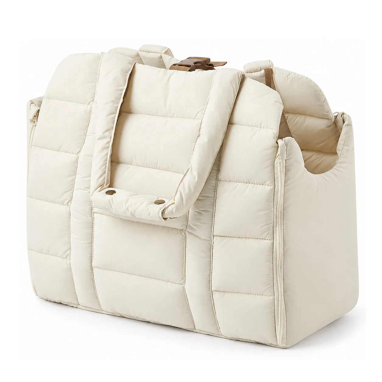 Custom Quilted Nylon Soft Sided Small Dog Pet Carrier Bag