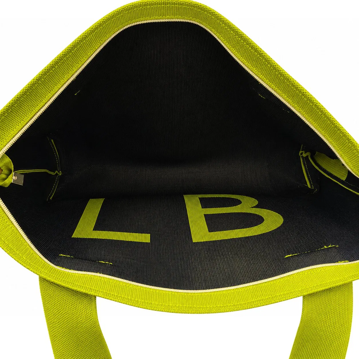 Custom Logo Knit Zipper Shoulder Shopping Tote Bag