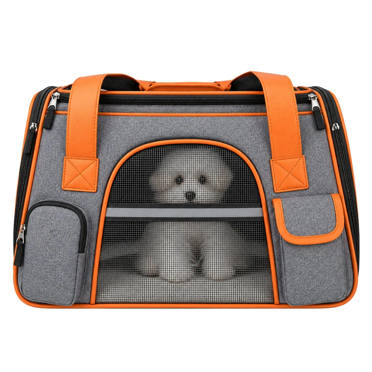 Custom Foldable Oxford Mesh Dog Cat Pet Carrier Backpack