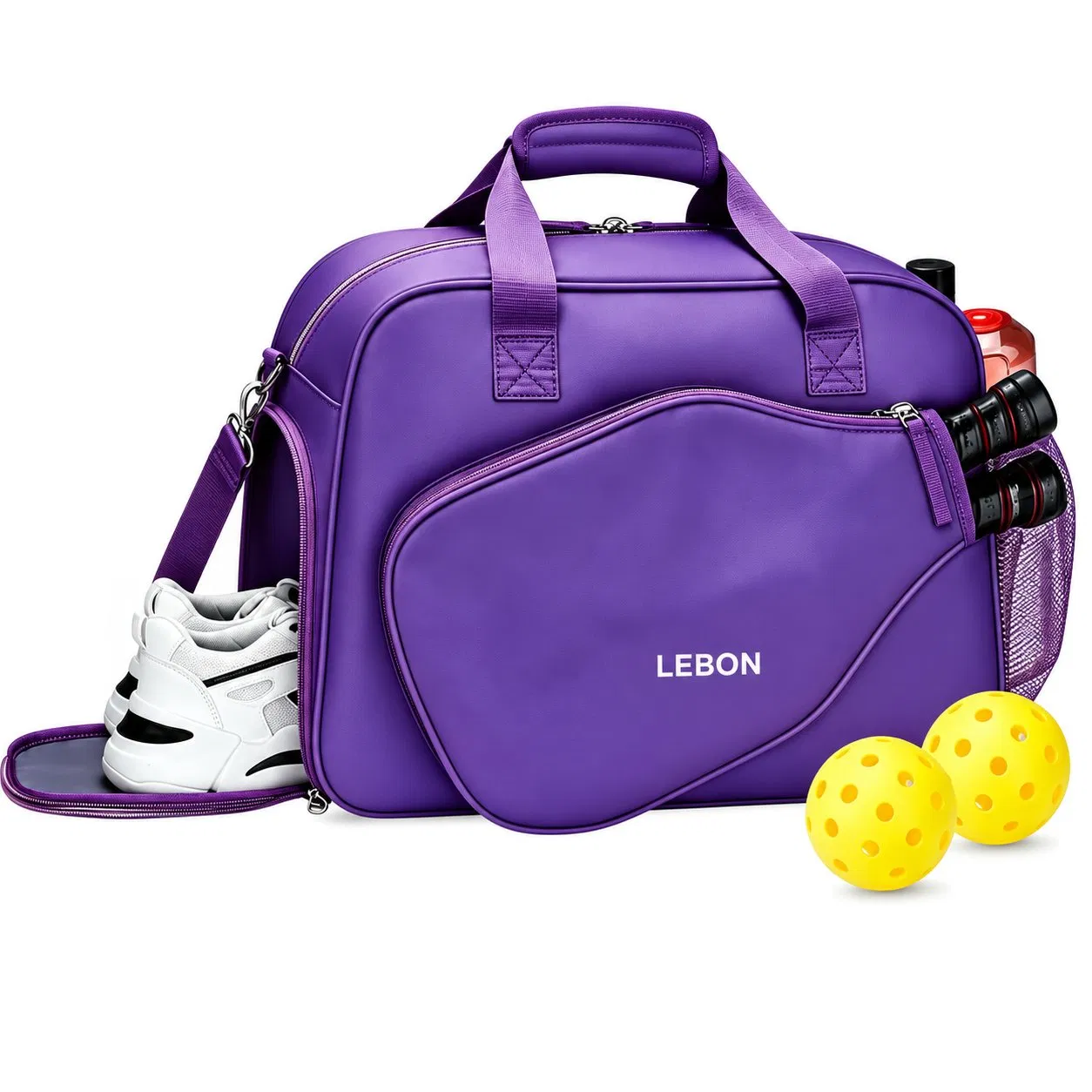 Custom Pickleball Racket Sports Tote Bag with Shoe Compartment