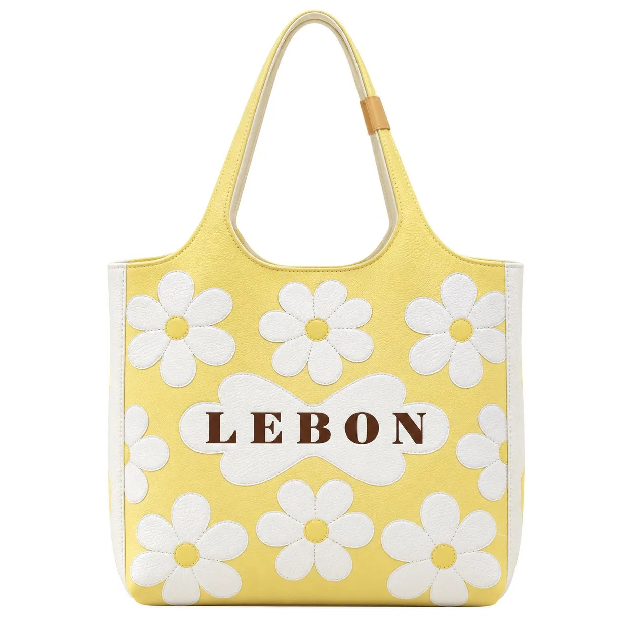 Custom Embroidered Polyester Women Shopping Shoulder Tote Bag