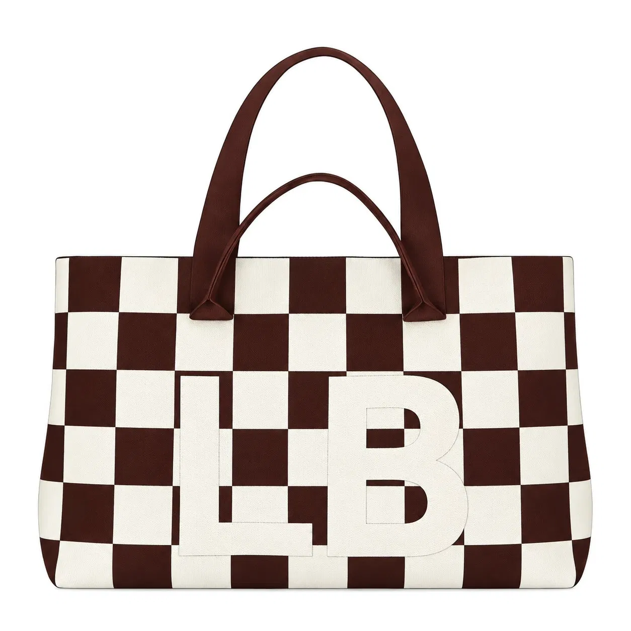 Custom Letter Zipper Women Daily Shopping Shoulder Tote Bag