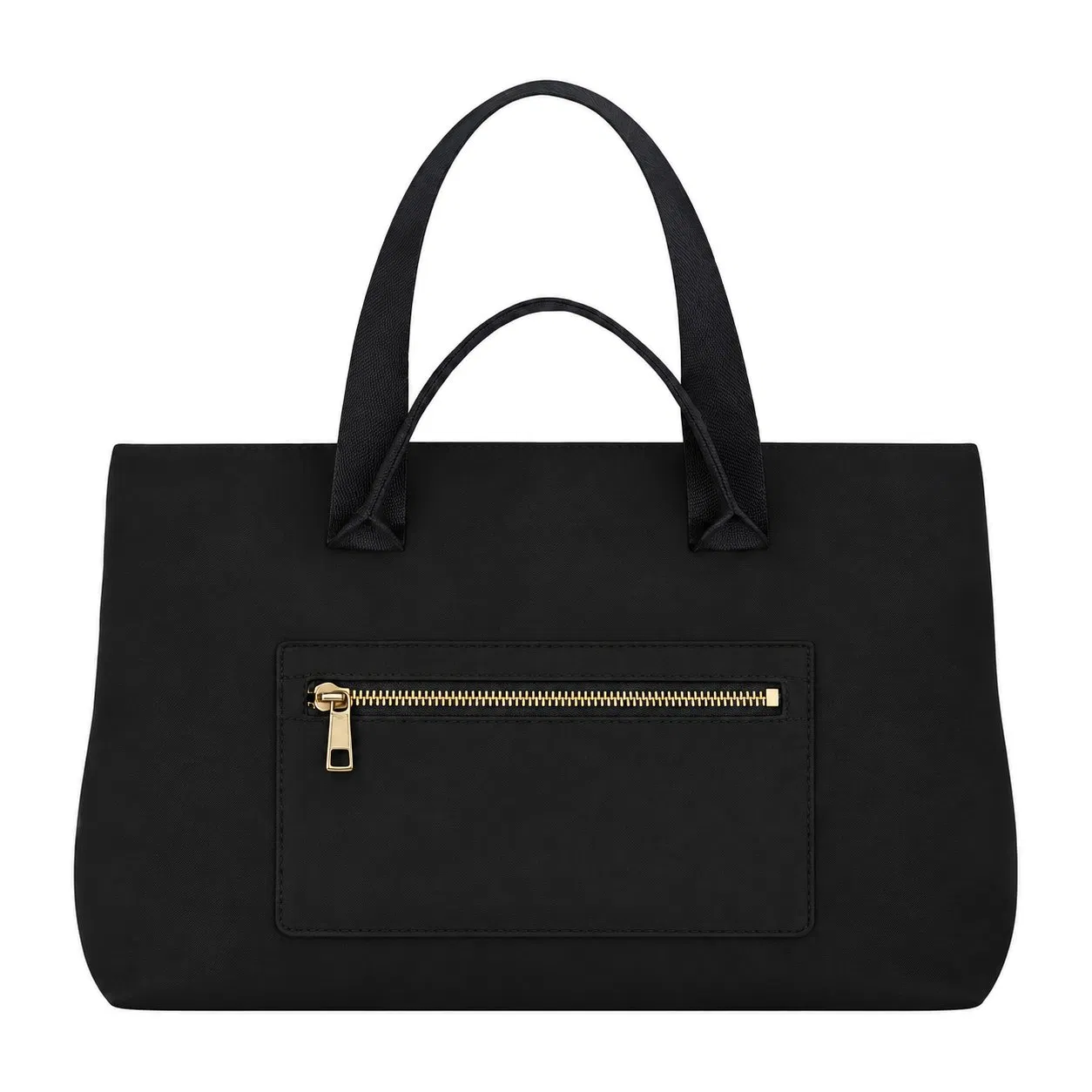 Custom Polyester Knit Women Tote Bag with Two Front Pockets