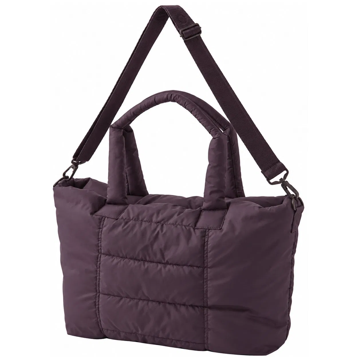 Custom Lightweight Nylon Quilted Puffer Tote Bag for Women Travel Work and Gym