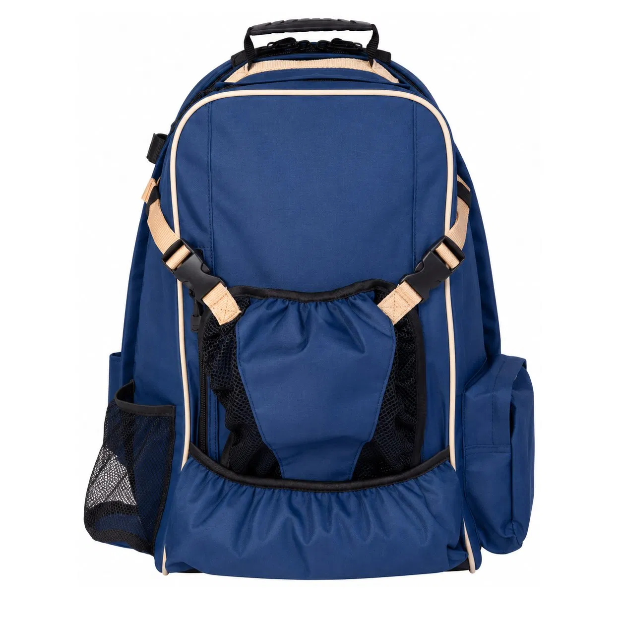 Custom Polyester Equestrian Backpack with Adjustable Helmet Holder for Horse Riding Gear