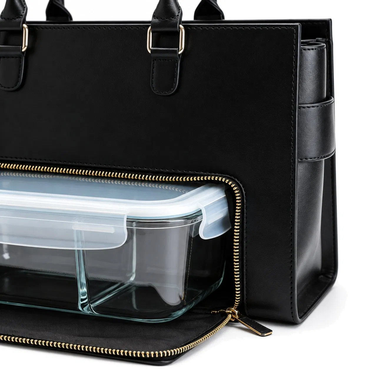 Insulated Laptop Lunch Tote Bag with Padded Computer Compartment