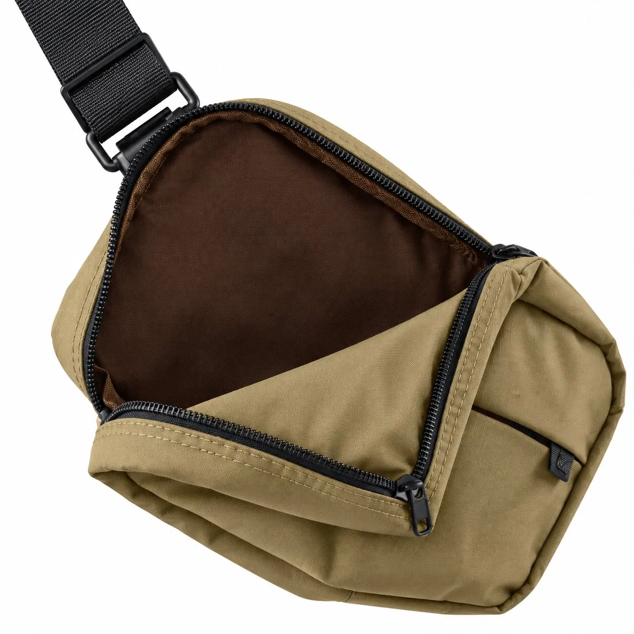 Custom Polyester Tactical Fishing Waist Bag with Zipper Closure