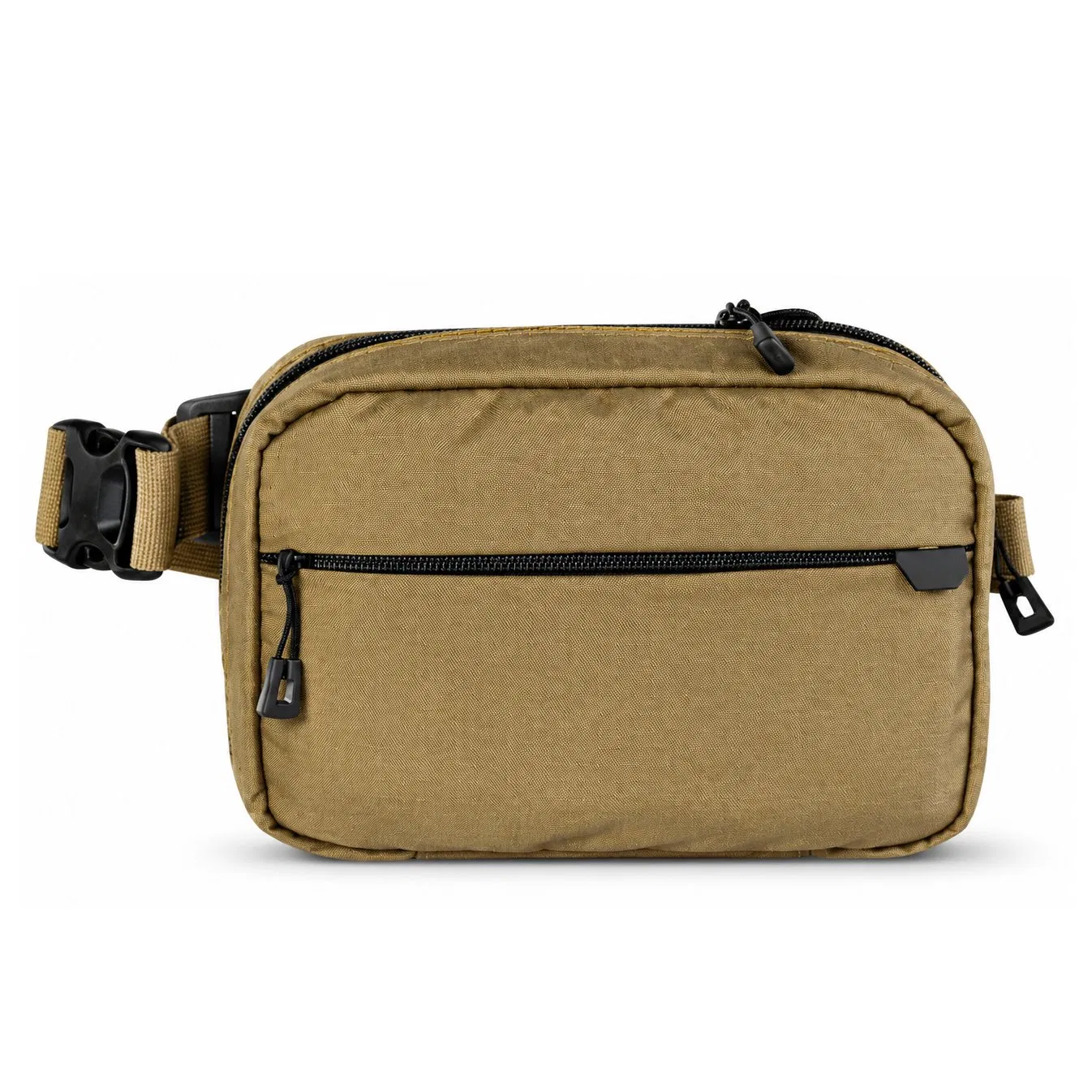Custom Polyester Tactical Fishing Waist Bag with Zipper Closure